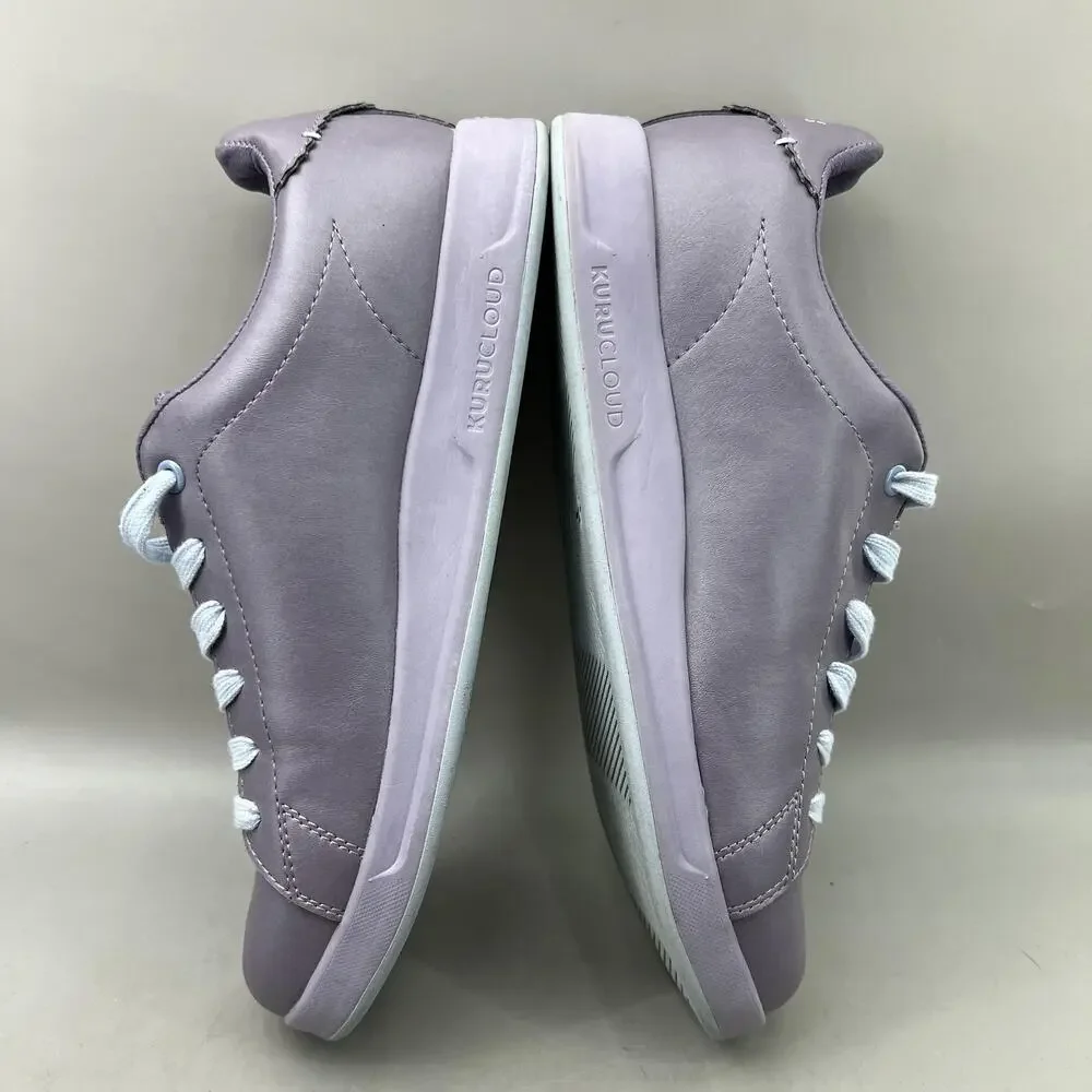 KURU Roam Classic Court Shoes Women Size 10.5 Purple Leather Comfort Sneakers
